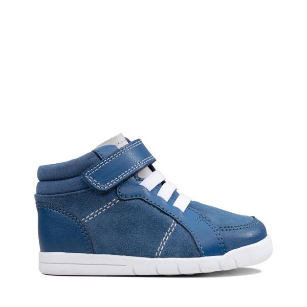 Clarks Boys Emery Beat Toddler Casual Shoes Blue | CA-9125403